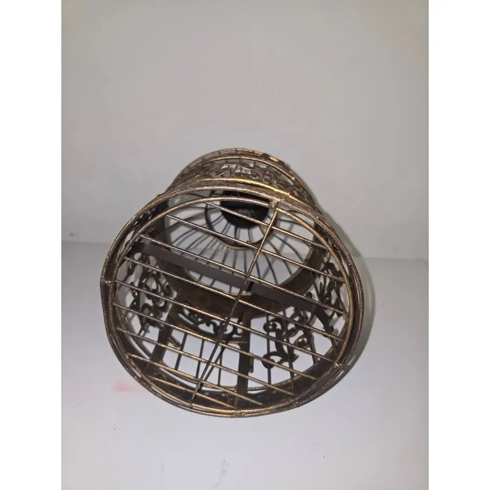 Decorative Bronze Birdcage Accent - Home Accents